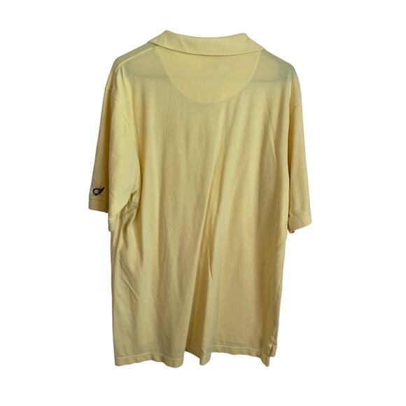 Duck Head Men's Medium Yellow Golf Polo Short Sleeve 100% Cotton - Picture 2 of 5